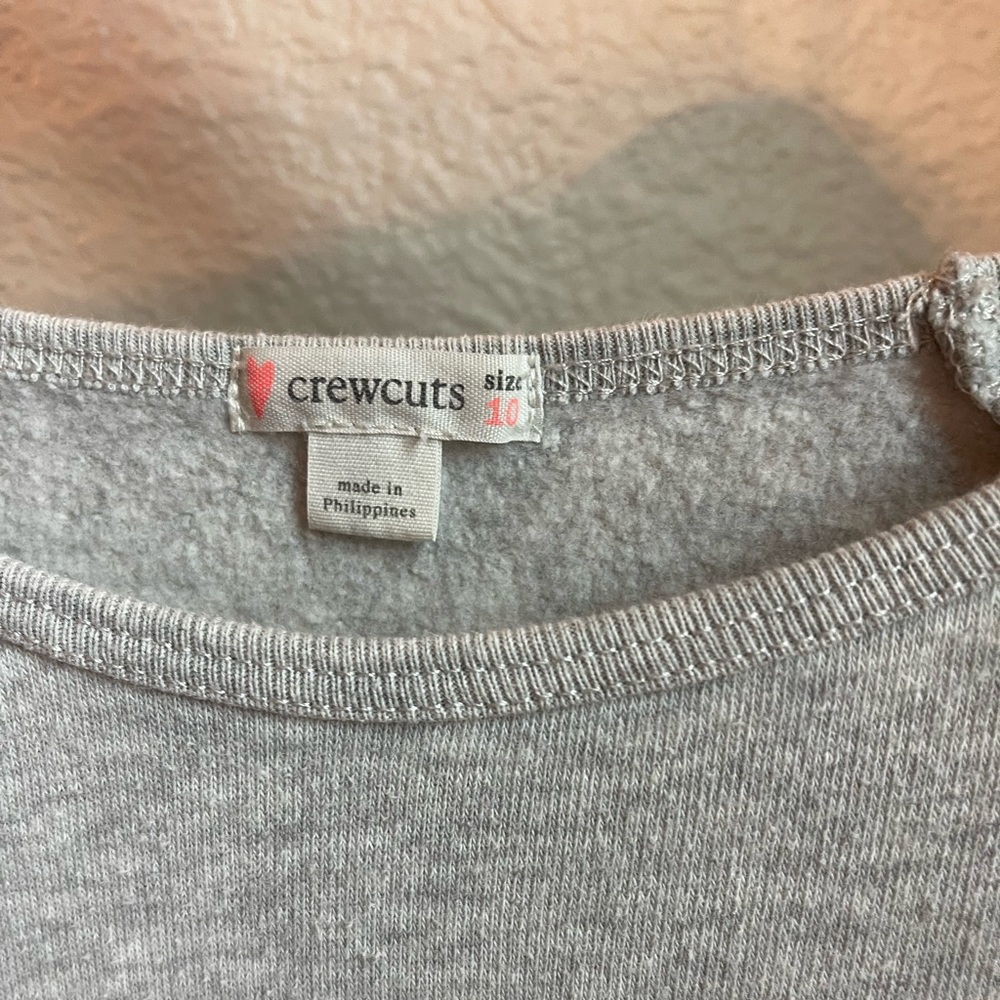Crewcuts Ruffle Hem Sweatshirt - Picture 3 of 4